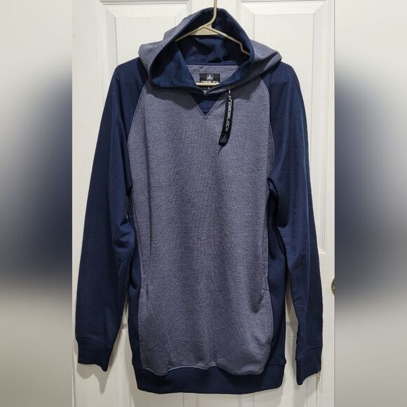 Roadblock mens large pull over blue hoodie NWT - Picture 1 of 7